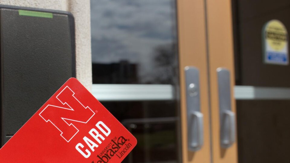 an ncard being held against a magnetic reader